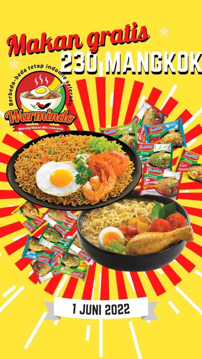 
					Demi mendapatkan promo mie instan dari Warmindo, pengunjung rela mengantri lama di. Foto; Suararakyatindo.com