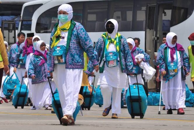 
					Jemaah Haji Asal Indonesia dipulangkan. (Foto; Paragraf.com)