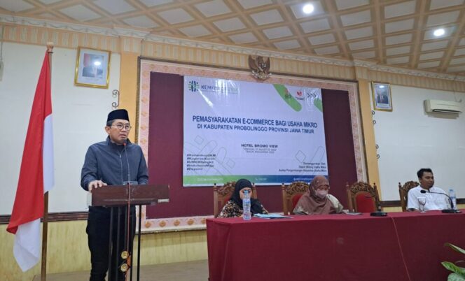 
					H. Faisol Riza saat sambutan pada kegiatan Sosialisasi bersama Kemenkop. (Foto; SRI)