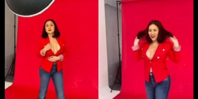 
					Tante Ernie Ikut Sesi Pemotretan Tanpa Bra.