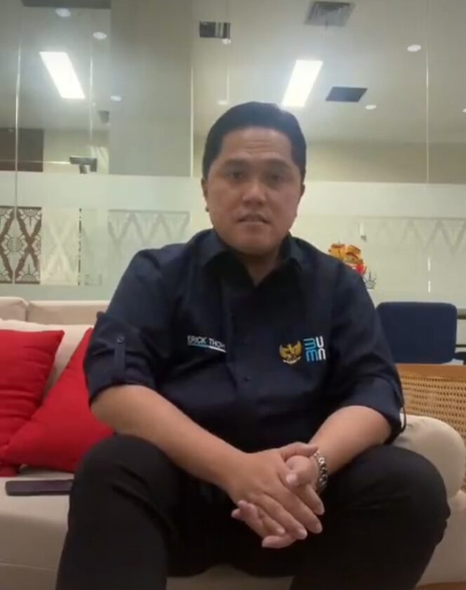 
					Menteri BUMN Erick Thohir Mengatakan kalau BBM non subsidi akan turun. (Foto; Ig Erickthohir)
