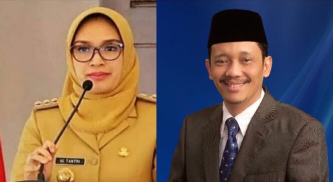 
					Bupati Probolinggo nonaktif Puput Tantriana Sari dan Hasan Aminuddin. (Foto: Istimewa)