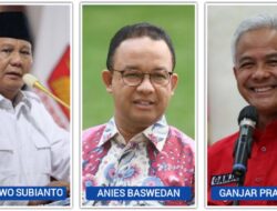 SMRC: Ganjar Unggul, Prabowo Dan Anies Bersaing di Posisi Kedua