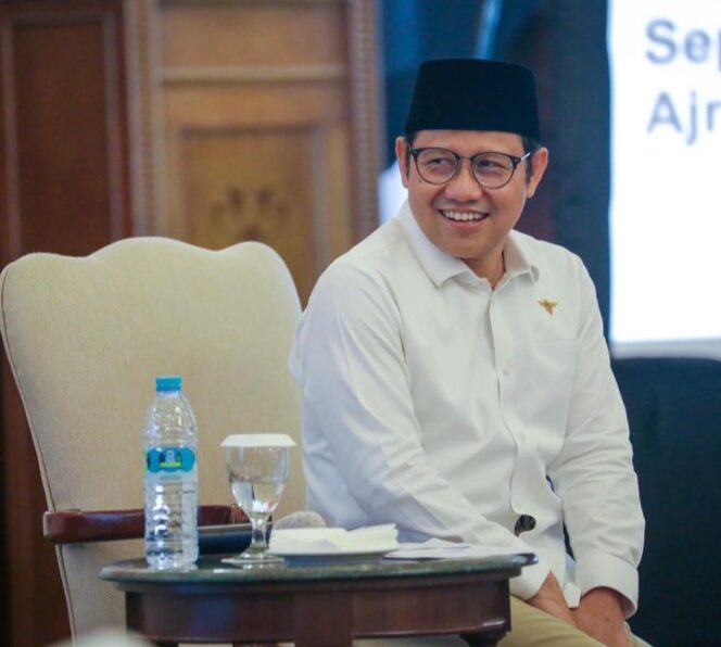 
					Muhaimin Iskandar Saat Bincang-bincang. (Foto: ig @cakiminow)