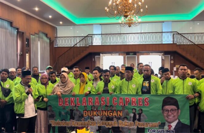 
					Relawan Lungguh Rukun Pasuruan Dukung Gus Muhaimin Maju di Pilpres 2024