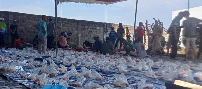 
					Masjid Siti Aminah Al Askar Pajarakan Land menerima hewan kurban Kambing sebanyak 36. (Foto: Ist/Suararakyatindo.com)
