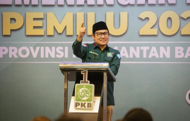 
					Muhaimin Iskandar saat Sambutan. (Foto; ig @cakiminow)