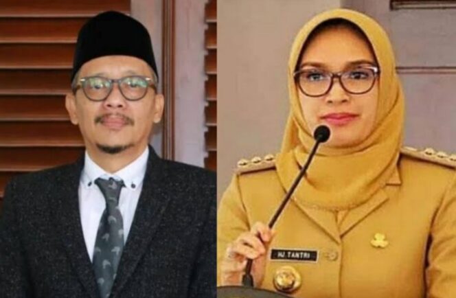 
					Hasan Aminuddin dan Puput Tantriana Sari mengajukan PK di Pengadilan Tipikor Surabaya pada Selasa (20/06/2023). Foto: Istimewa.