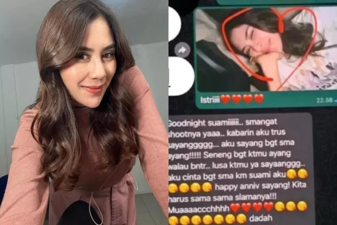 
					Dugaan perselingkuhan Syahnaz dengan Rendy Kjaernett. Foto: tangkapan layar Twitter @rosylucky dan Instagram @syahnazs