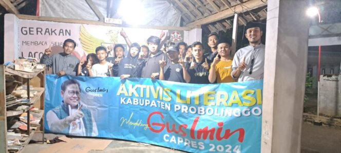 
					Penggiat Literasi Deklarasi dukung Muhaimin Iskandar Capres 2024. (Foto; SRI)