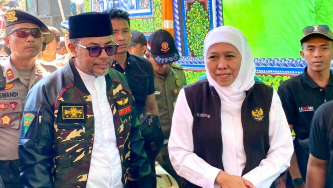 
					Gus Haris dan Gubernur Jawa Timur Khofifah Indar Parawansa. (Foto; Ist/GH)