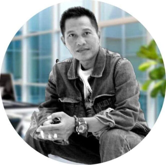 
					Sosok penulis tentang intelektual Rocky Gerung. (Foto; SRI)