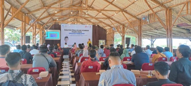 
					Saat acara sosialisasi terkait pelaku pengusaha di Kabupaten Probolinggo. (Foto: SRI)