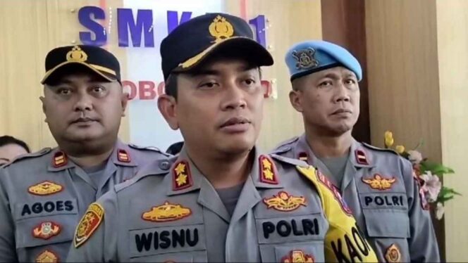 
					Kapolres Probolinggo AKBP Wisnu Wardana menindak tegas anggotanya yang terlibat permasalah istrinya. (Foto: Ist/Polres Probolinggo)