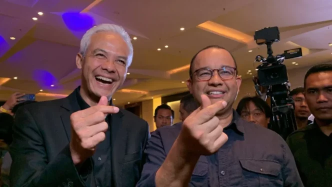 
					Ganjar Pranowo dan Anies Baswedan saat foto bersama. (Foto: Ist/ilustrasi)