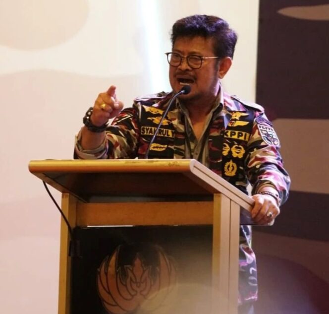
					Syahrul Yasin Limpo selaku menteri pertanian mengajukan mundur diri dari menteri. (Foto: ig @syasinlimpo)