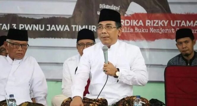 
					Ketua Umum PBNU Gus Yahya saat mengisi Sambutan. (Foto: Ig @gusyahyastaquf)