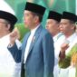 Gus Yayah, Presiden Jokowi, dan Khofifah Indar Parawansa saat menghadiri acara Muslimat NU. (Foto; Ig @khofifah.ip)