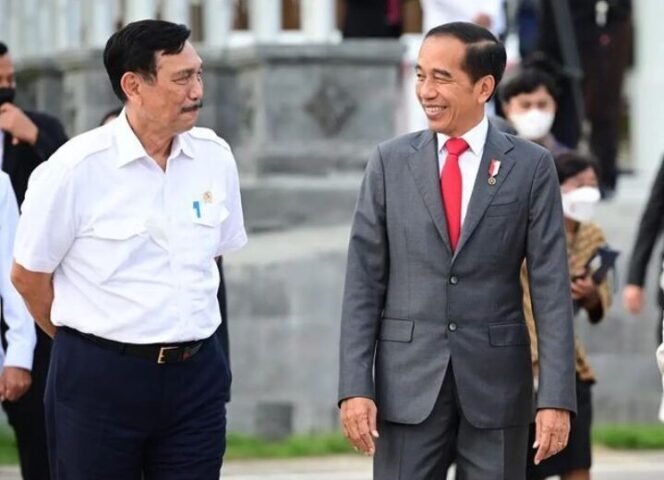 
					Luhut saat bertemu dengan Presiden Jokowi. (Foto: ig @luhut.pandjaitan)