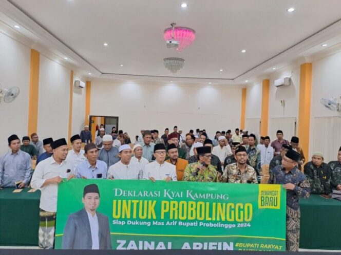 
					Deklarasi para Kyai Kampung Kabupaten Probolinggo. (Foto: SRI)