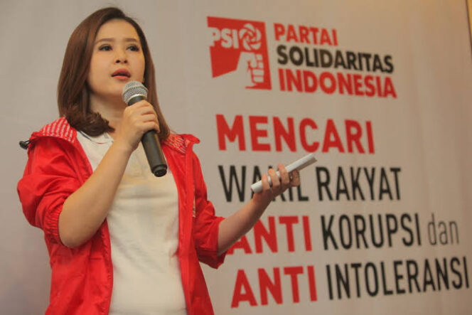 
					Dewan Pembina Partai Solidaritas Indonesia (PSI) Grace Natalie. (Foto: Dokumentasi PSI)