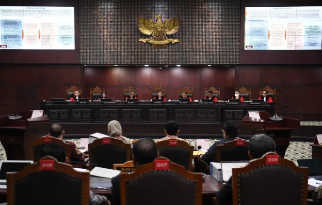 
					Mahkamah Konstitusi. (Foto: Antara)