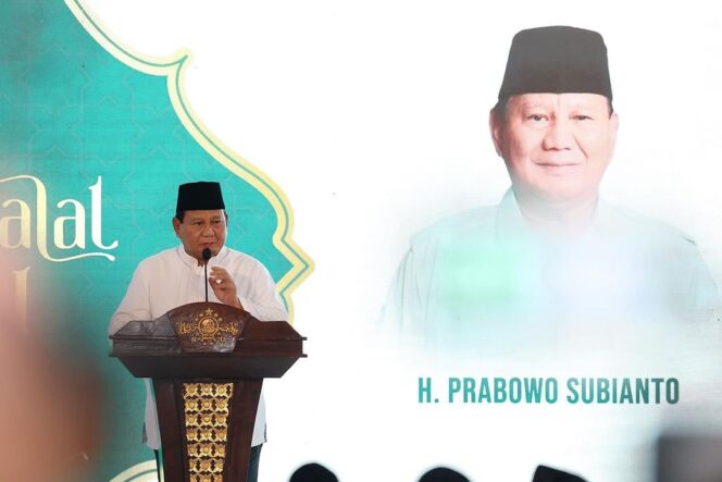 
					Prabowo Subianto saat menghadiri acara Halal Bihalal PBNU. (Foto: Ig@nahdlatululama)