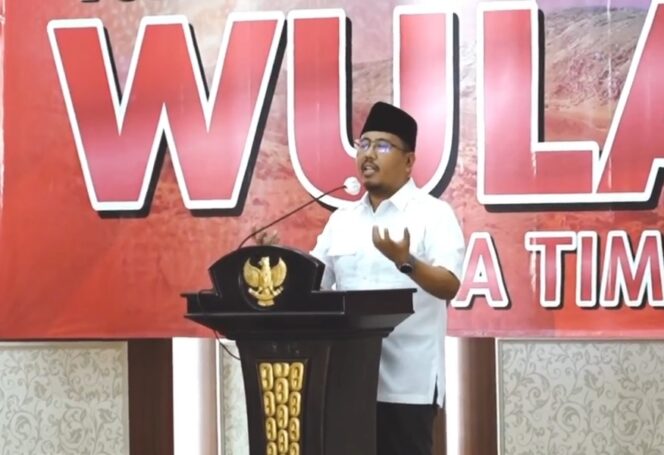 
					Anwar Sadad saat mengisi acara. (Foto: Ig @gerindrajatim)