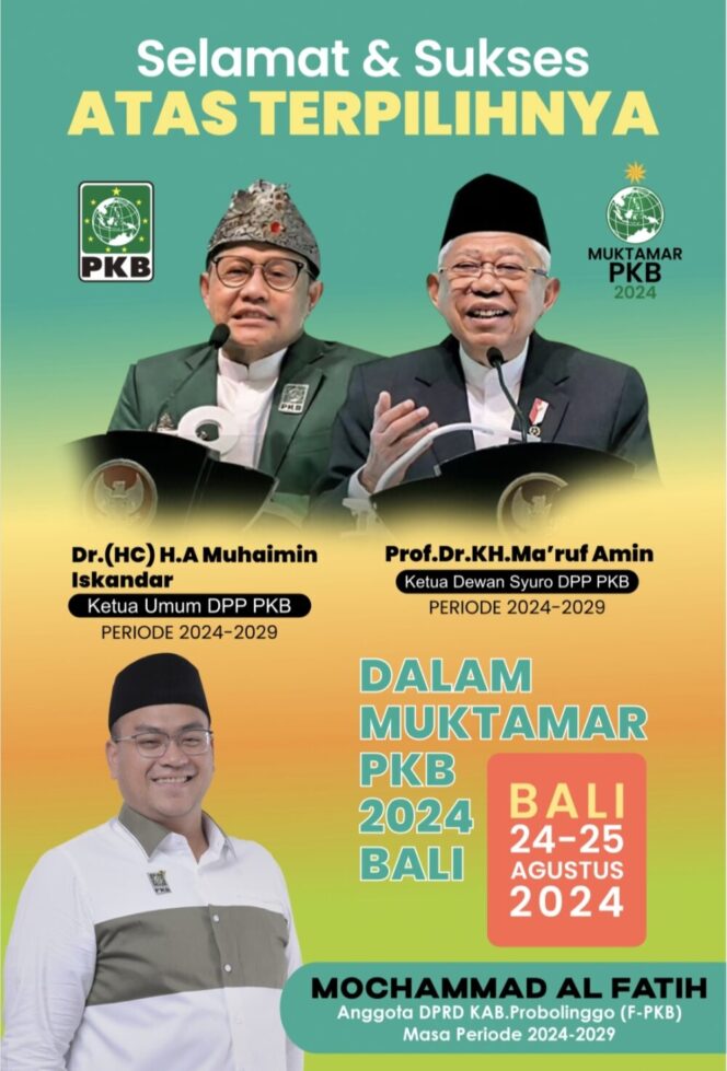 
					Gus Fatih sebut Muhaimin Iskandar Panglima Tangguh. (Foto: SRI)