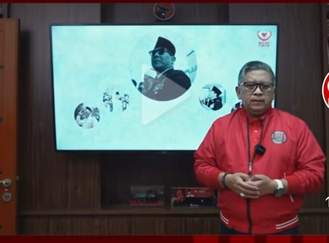 
					Pernyataan sikap Hasto usai di tetapkan KPK. (Foto: istimewa)