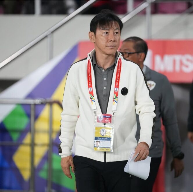 
					Shin Tae-yong sang pelatih pemain sepak bola Indonesia. (Foto: @shentaeyong7777)