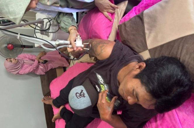 
					Foto proses penghapusan tato yang di lakukan oleh Garda Bangsa Kabupaten Probolinggo bersama dengan Ifa Beauty 