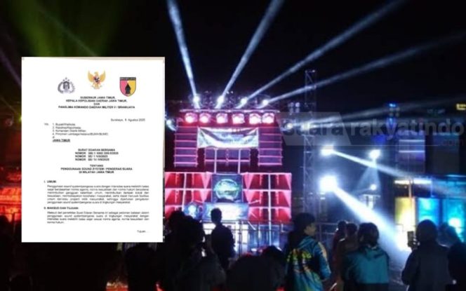
					Surat edaran terkait Sound Horeg di Jawa Timur