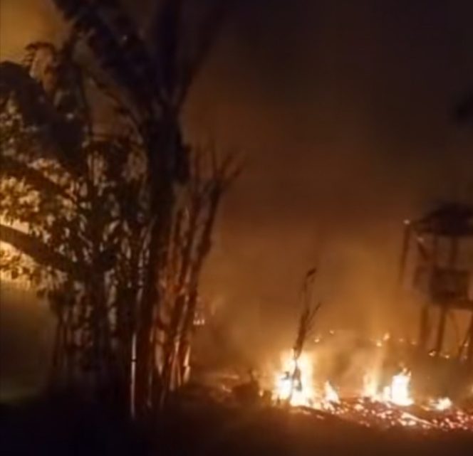 
					Kebakaran kandang ayam di jrebeng kabupaten Probolinggo 
