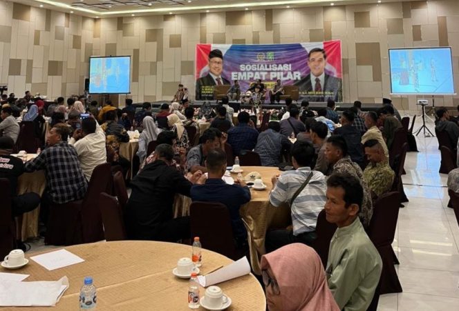 
					Pemuda dan Petani Kecamatan Padas Ikuti Sosialisasi 4 Pilar Kebangsaan