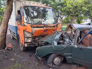 Kluarga Meminta Keadilan Pasca Bapak Dua Anak Meninggal Dunia Yang Diduga Ditabrak Truk Pos Indonesia