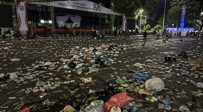 Alun-alun Probolinggo “Babak Belur” Usai Pesta Hari Jadi, Warga Soroti Kelalaian Pemkab