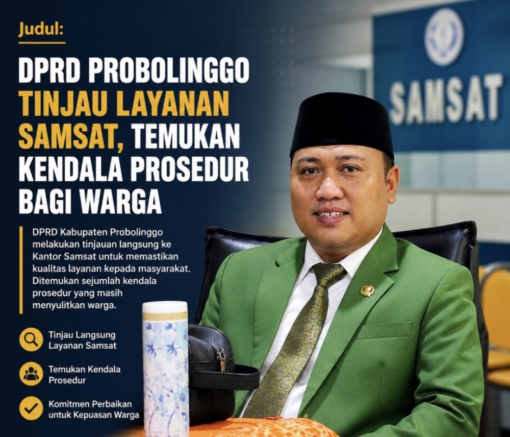 DPRD Probolinggo Tinjau Layanan Samsat, Temukan Kendala Prosedur bagi Warga