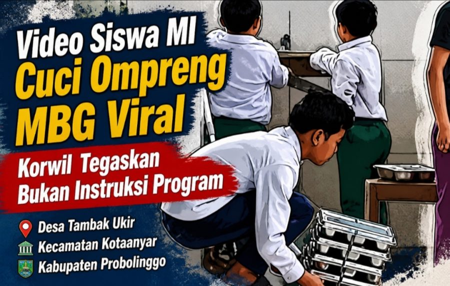 Video Siswa MI Cuci Ompreng MBG Viral, Korwil Tegaskan Bukan Instruksi Program