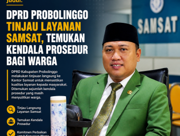 DPRD Probolinggo Tinjau Layanan Samsat, Temukan Kendala Prosedur bagi Warga