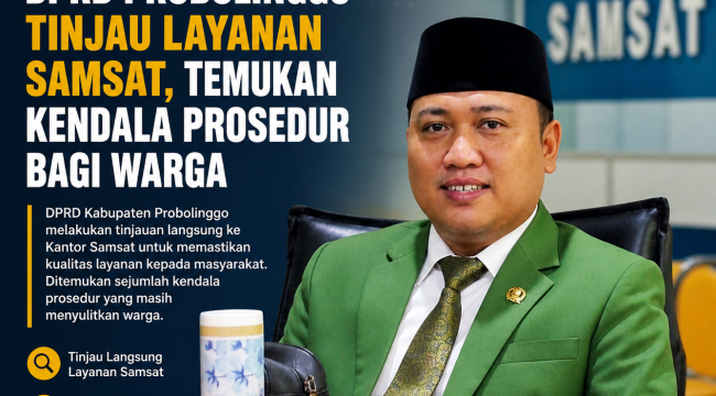 DPRD Probolinggo Tinjau Layanan Samsat, Temukan Kendala Prosedur bagi Warga