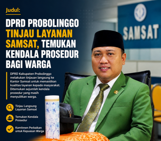 
					DPRD Probolinggo Tinjau Layanan Samsat, Temukan Kendala Prosedur bagi Warga